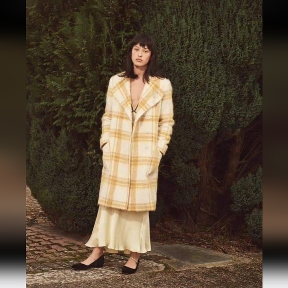 Alexachung mustard plaid trench coat - Picture 14 of 15